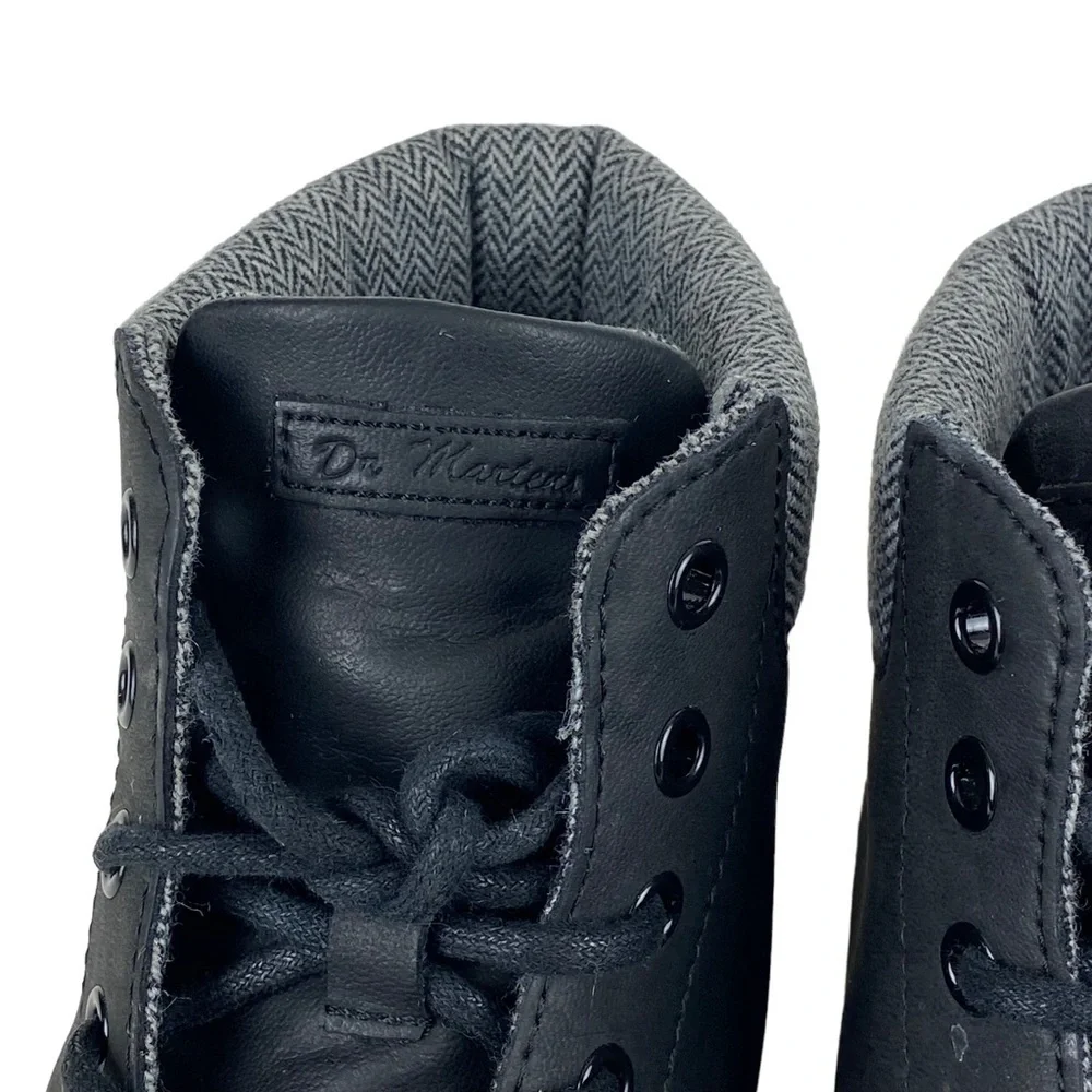 Dr Martens Black Ankle Boots Booties Women’s Size 9 Lace Up - Picture 4 of 11